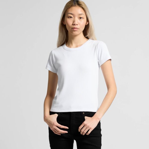 AS Colour Womens Organic Rib Tee Thumbnail